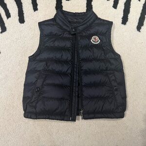 Moncler Kids Enfant Night Blue Packable Amaury Vest - size 18/24